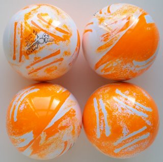 ultra white / fluo orange