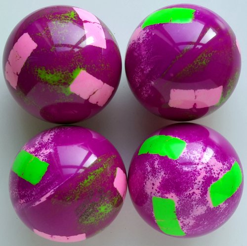 fluo purple gradient -fluoreed pink inserts/green fluo