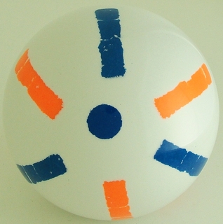 WHITE orange, blue