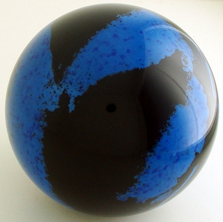 black - blue mix