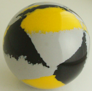 Silver-gray chrome yellow, black