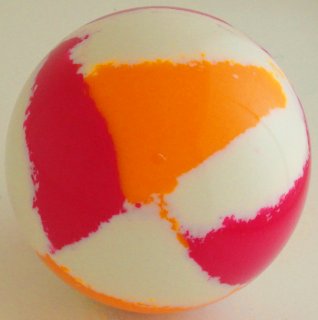 WHITE - fluorescent orange , fluorescent magenta