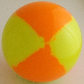 Fluo orange, fluorescent yellow