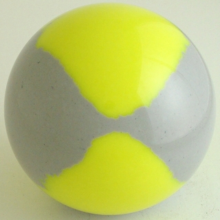 Silver gray-yellow fluorescent