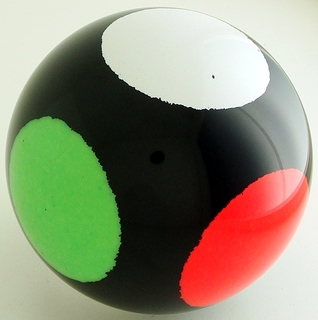 black-white, red, green