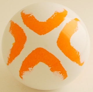 WHITE-orange fluorescent