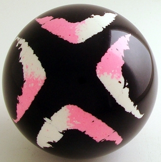 BLACK-mix white, fluorescent pink