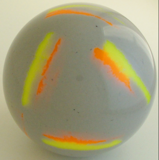 GREY SILVER - fluorescent yellow, fluorescent orange