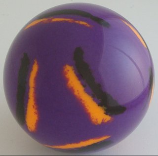 PURPLE FLUO - fluorescent orange, black