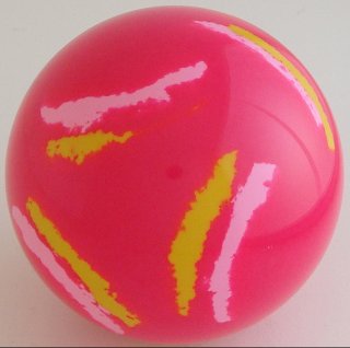 MAGENTA FLUO - fluorescent pink, yellow chrome