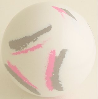 WHITE - silver gray, fluorescent pink