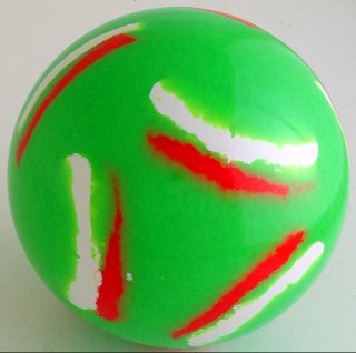 GREEN FLUO - fluorescent red, white