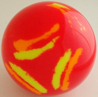 RED FLUO - fluorescent orange, fluorescent yellow