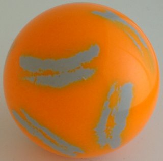 ARANCIO FLUO - grigio argento