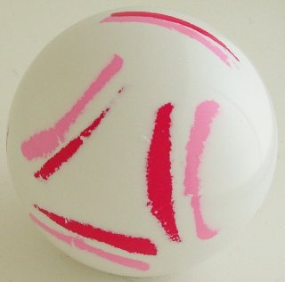 WHITE - fluorescent pink, magenta fluo