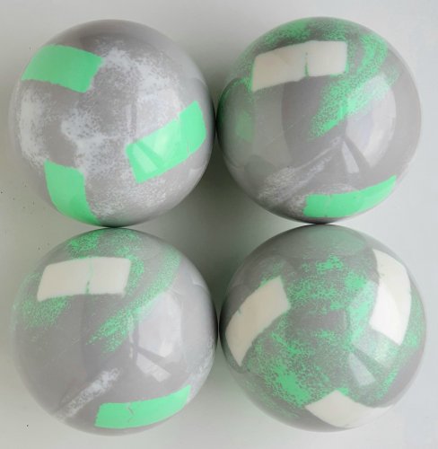 Gradient silver gray / White - fluo marine water